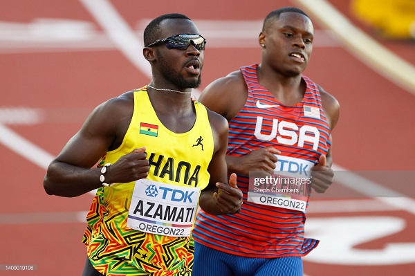 Benjamin Azamati failed to progress past the heats in the men's 100 metres race